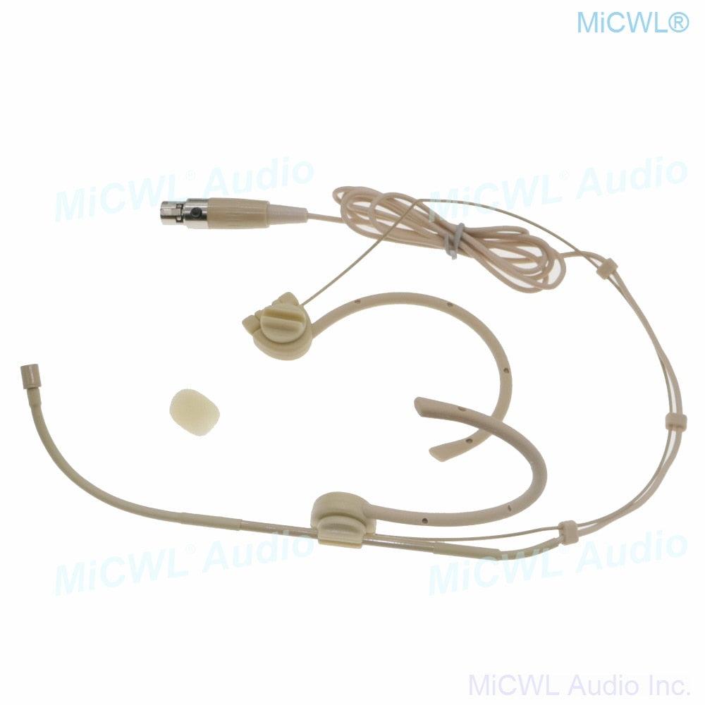 Professional Recording Vocal Headset Microphone for AKG Samson Gemini Wireless System Mini 3Pin TA3F Omnidirectional Cardioid - MiCWL Audio Inc