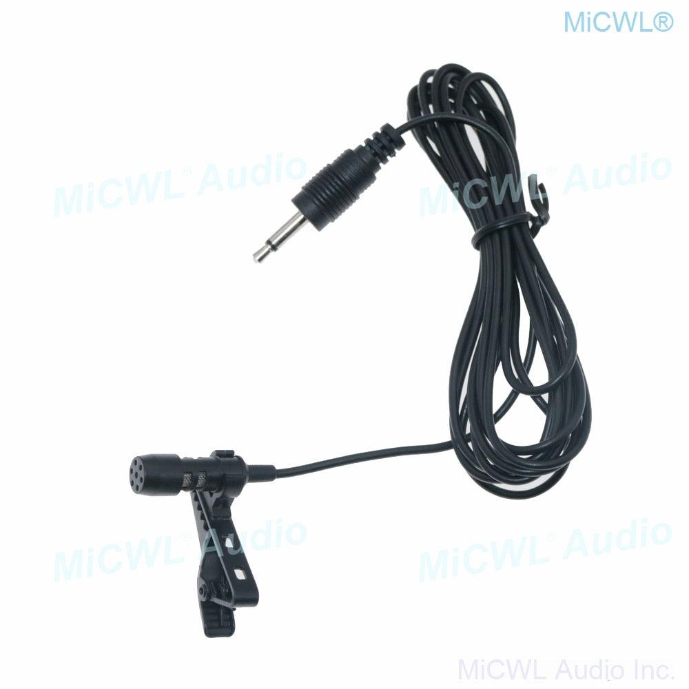 MiCWL T60 Best Tie Clip-On Lavalier Microphone For Sennheiser Shure AKG Audio-Technica MiPro Samson Wireless System 2m Cable - MiCWL Audio Inc