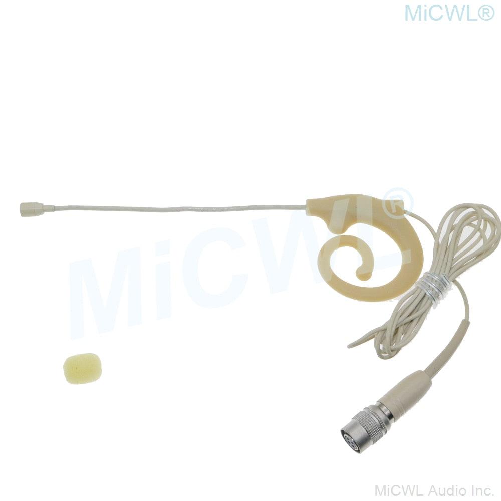 Professional Cardioid Lavalier Headset Microphone for Audio-Technica Wireless BodyPack System Omnidirectional HeadMic MiCWL - MiCWL Audio Inc