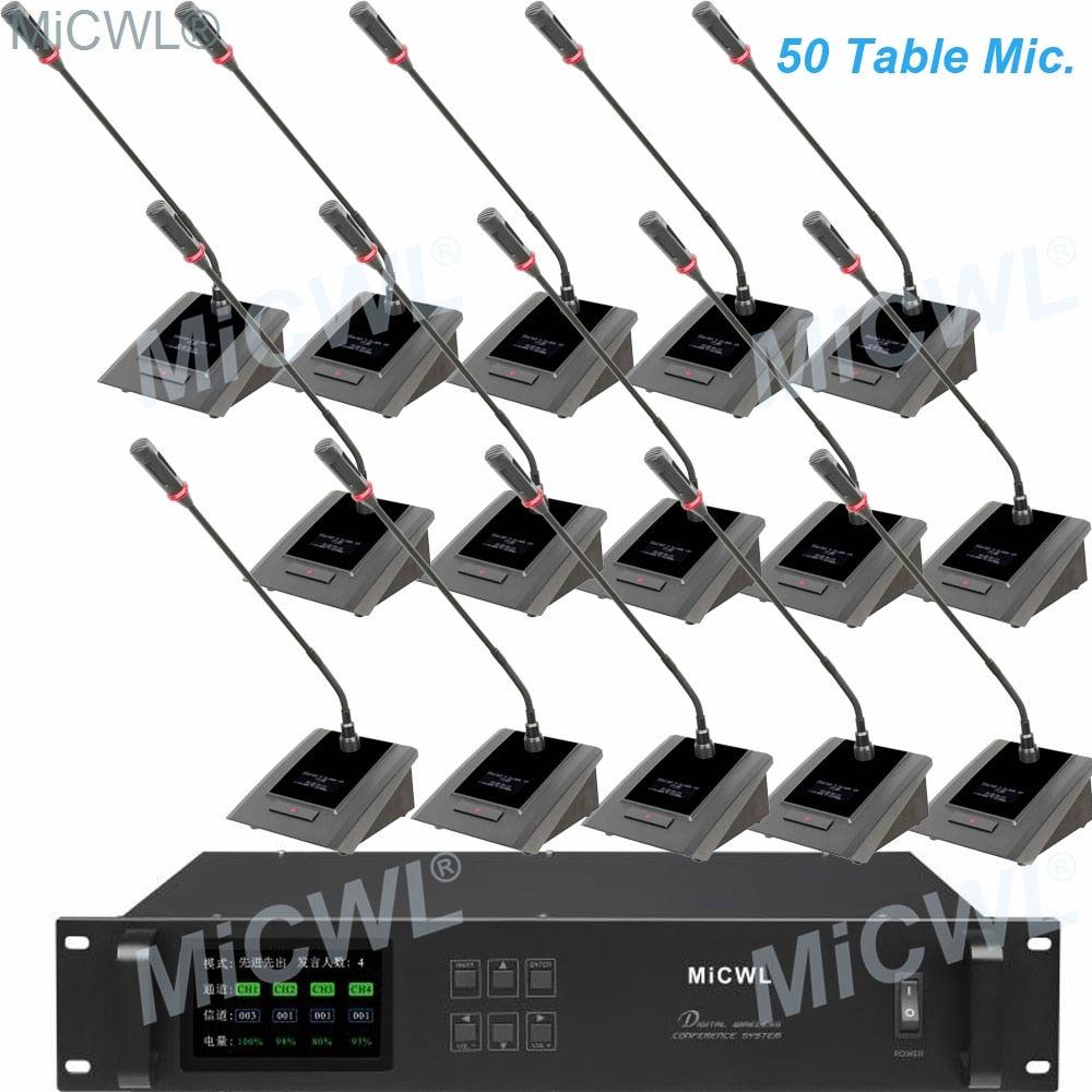 MXA Pro Digital Wireless Audio Ecosystem for Conferencing Microphone System Table Gooseneck President Delegate MiCWL A10M-A116 - MiCWL Audio Inc