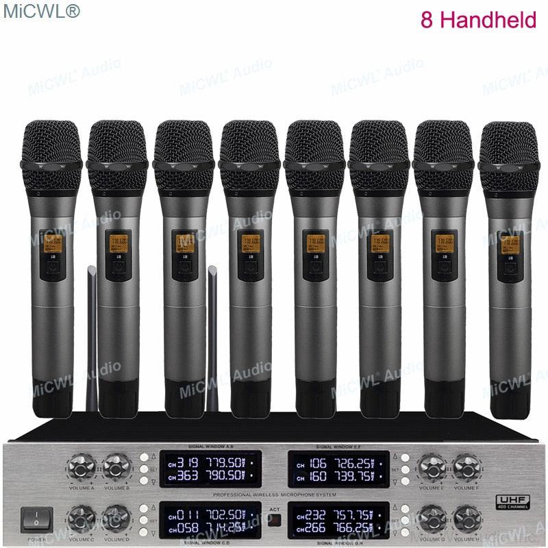 High-End CCS900 Digital Wireless 8 Microphone Channel Conference System 8 Desk Gooseneck CCS-900 8 Handheld 8 Headset Mics Sets - MiCWL Audio Inc