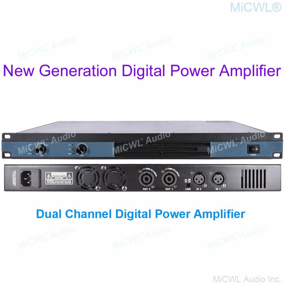 5200W Digital Power Amplifier Stage Audio Speaker AMP Amplifier 4 Channel MiCWL Q6400 - MiCWL Audio Inc