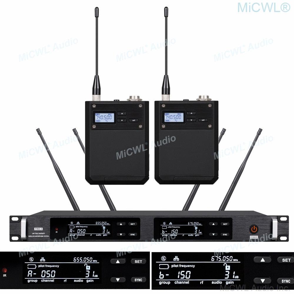 Pro UHF 300 Channel Digital Wireless Microphone System 2 KSM9 Condenser Capsule Handheld True Diversity Stage Vocal Concert Mics - MiCWL Audio Inc