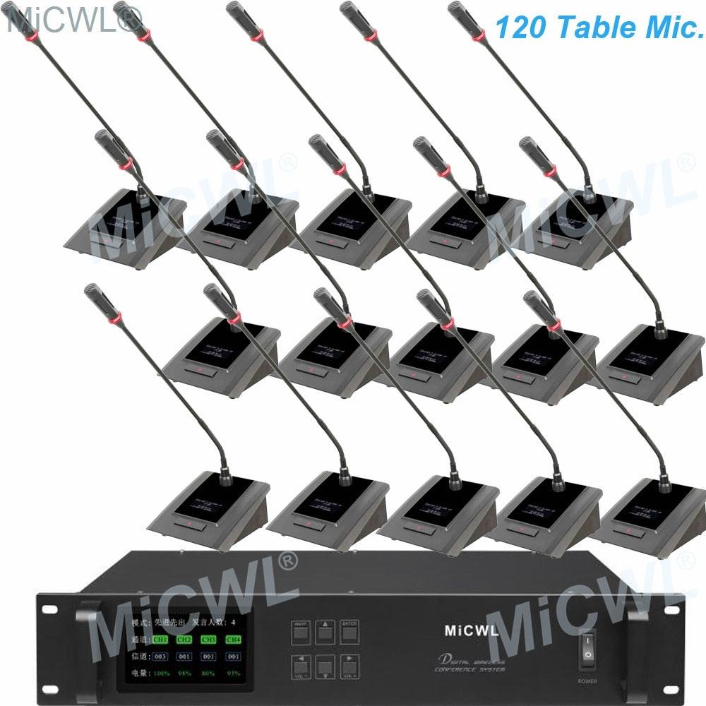 MXA Pro Digital Wireless Audio Ecosystem for Conferencing Microphone System Table Gooseneck President Delegate MiCWL A10M-A116 - MiCWL Audio Inc