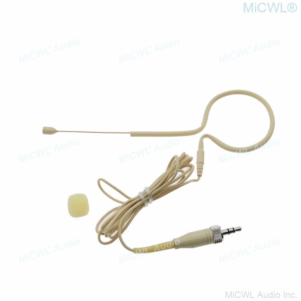 Professional Omnidirectional Cardioid Recording Vocal Headset Microphone for Sennheiser ew100 sk100 G1 G2 G3 G4 Wireless System - MiCWL Audio Inc