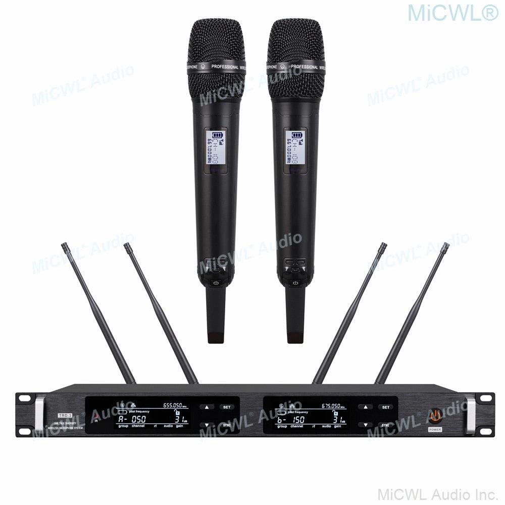 Professional UR24D Digital Wireless Top Quality Condenser Microphone Beta87 System KSM8 SKM9000 True Diversity Aerial 500m Range - MiCWL Audio Inc