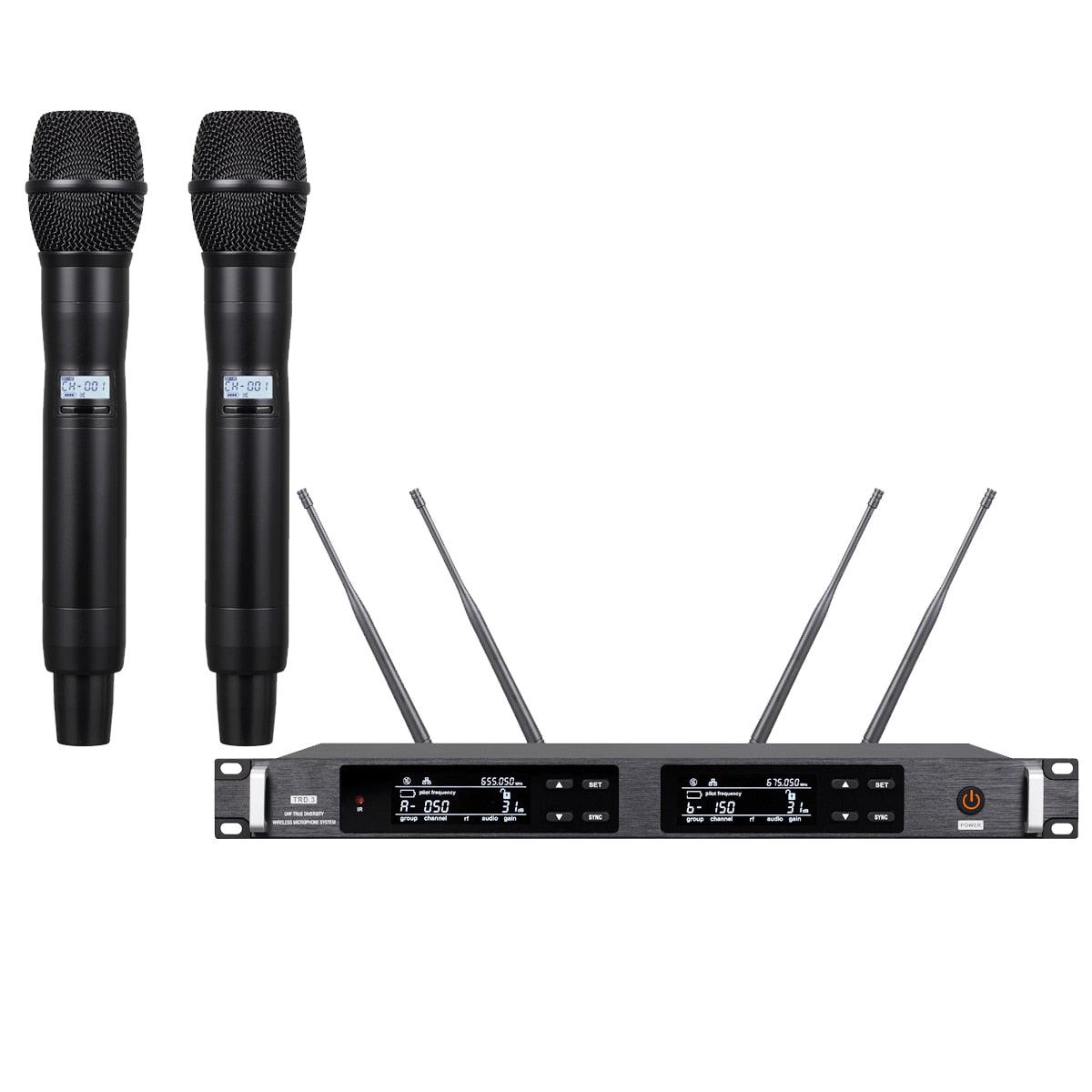 Host Sale ULXD4 Dual Channel Stage Performance Karaoke Digital Wireless Microphone KSM9 Condenser Capsule True Diversity 500m - MiCWL Audio Inc