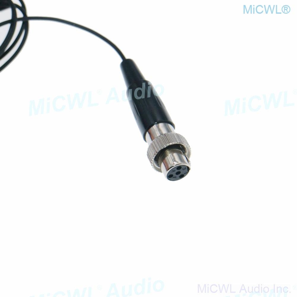 High Quality Beige Black Headset Microphone For MiPro Audio Wireless earset Mics System 4Pin mini Lock - MiCWL Audio Inc