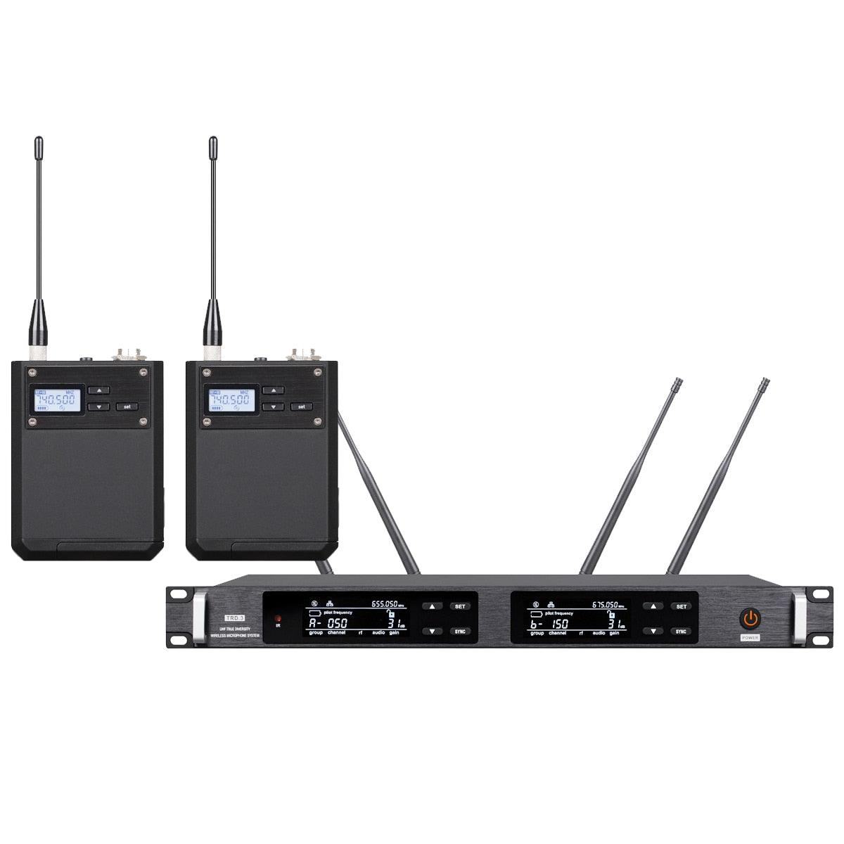 Advanced ULXD4 Dual KSM9 Condenser Capsule Handheld Wireless Microphone Stage Vocal Concert Mics System 4 Antenna True Diversity - MiCWL Audio Inc