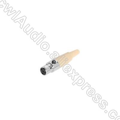 Dual Earhook Headset Microphone For Sennheiser Shure Audio Technica AKG 3.5mm Lock Mipro Condenser Headworn Connector Separable - MiCWL Audio Inc