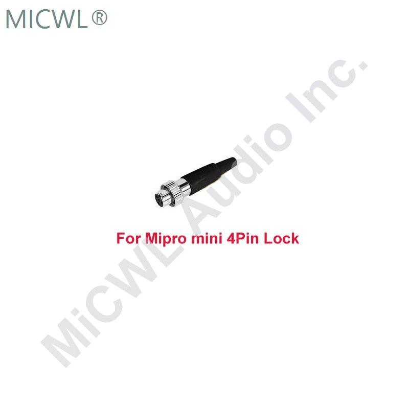 High-Quality Omni-directional Foldable Headworn Microphone Adjustable Headset Mic For Sennheiser Shure AKG Audio Technica Black - MiCWL Audio Inc