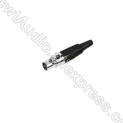 Dual Earhook Headset Microphone For Sennheiser Shure Audio Technica AKG 3.5mm Lock Mipro Condenser Headworn Connector Separable - MiCWL Audio Inc