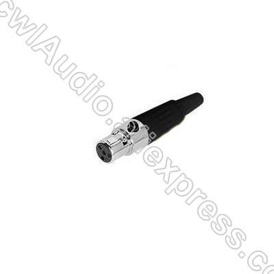 Dual Earhook Headset Microphone For Sennheiser Shure Audio Technica AKG 3.5mm Lock Mipro Condenser Headworn Connector Separable - MiCWL Audio Inc