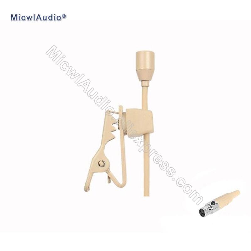 Pro Mics Condenser Hypercardioid Lavalier Microphone Clip Collar For Sennheiser Shure AKG Audio Technica Micpro External Lock - MiCWL Audio Inc