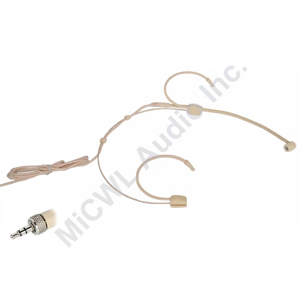 New 2019 arrival Dual Ear Hook Mic Headworn Headset Head Microphone For Shure Sennheiser AKG Audio Technica XLR 3PIN TA3F - MiCWL Audio Inc
