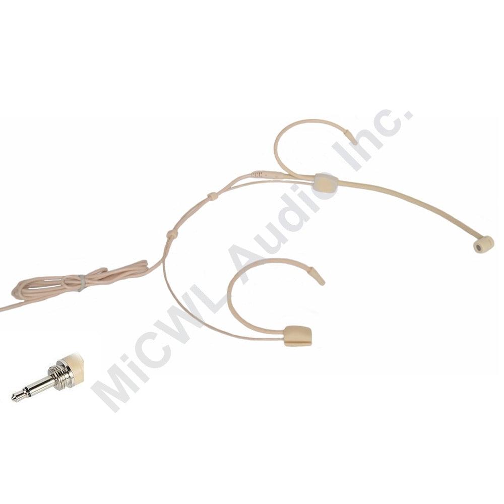 New 2019 arrival Dual Ear Hook Mic Headworn Headset Head Microphone For Shure Sennheiser AKG Audio Technica XLR 3PIN TA3F - MiCWL Audio Inc