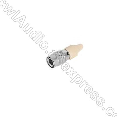 Dual Earhook Headset Microphone For Sennheiser Shure Audio Technica AKG 3.5mm Lock Mipro Condenser Headworn Connector Separable - MiCWL Audio Inc