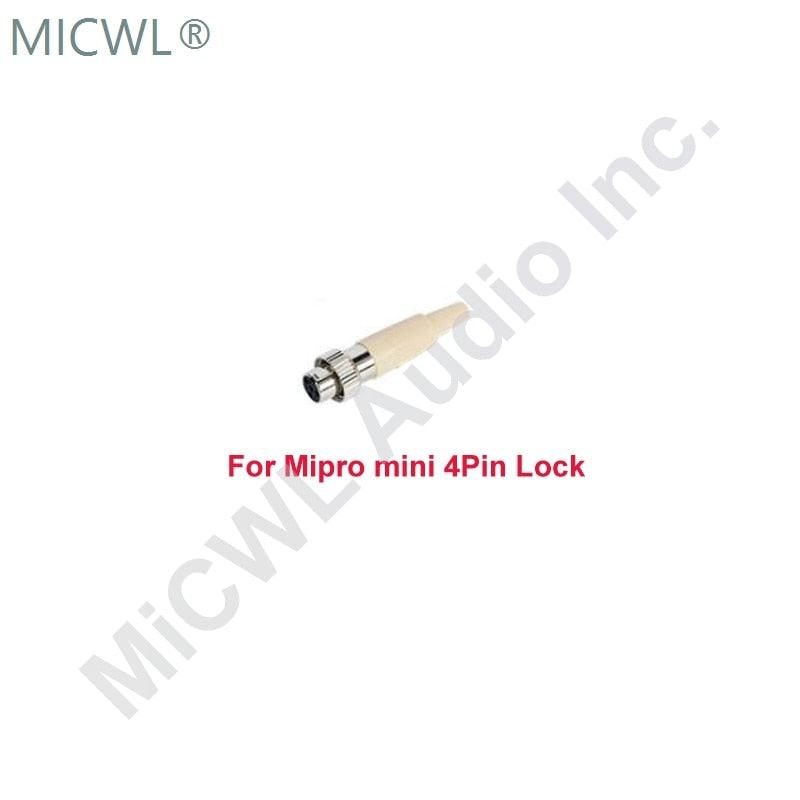 High-Quality Condenser Dual Hook Headset Microphone Omni-directional Headset Microphone For Sennheiser Shure AKG Audio Technica - MiCWL Audio Inc