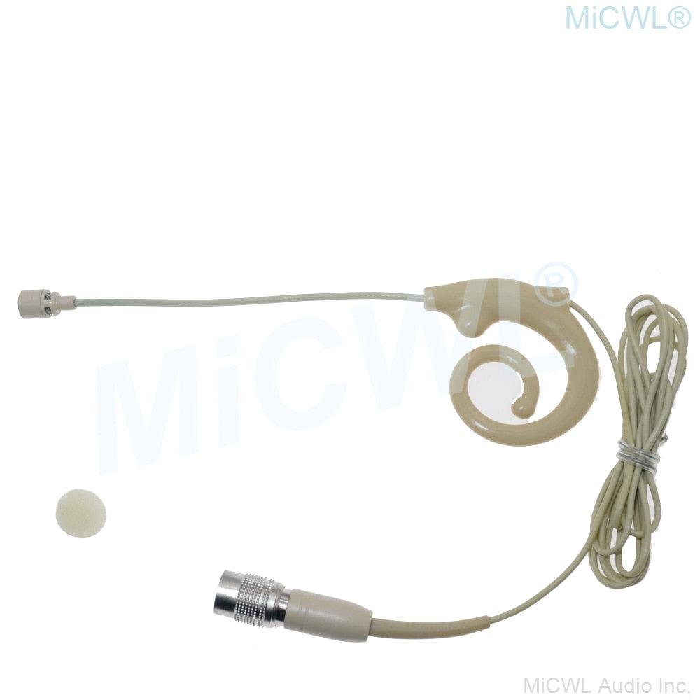 Professional Cardioid Lavalier Headset Microphone for Audio-Technica Wireless BodyPack System Omnidirectional HeadMic MiCWL - MiCWL Audio Inc