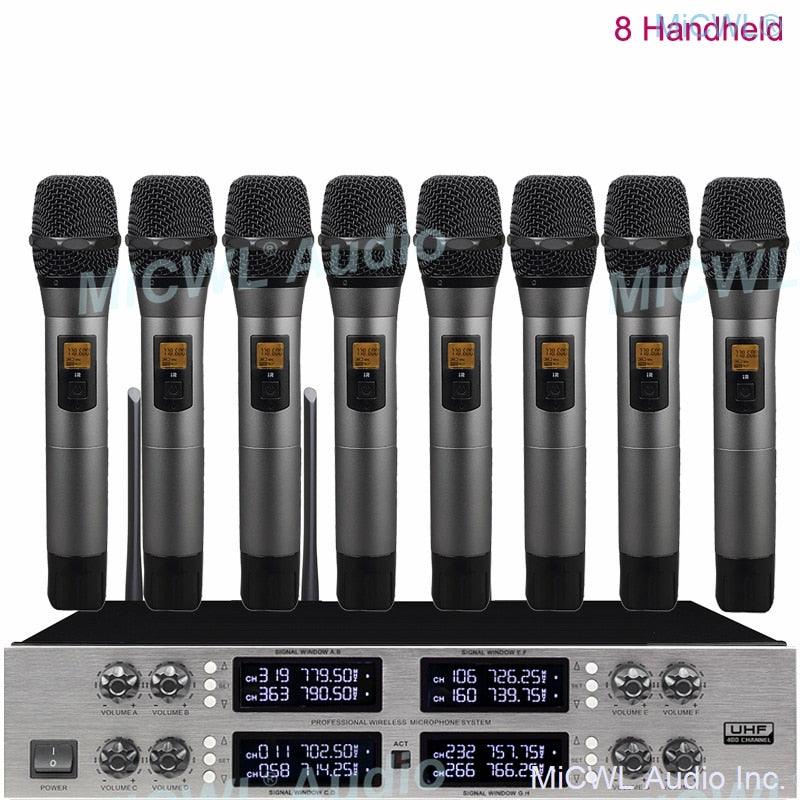 Pro 400 Channel CCS 900 Ultro Discussion Digital Wireless Microphone CCS-DL with 8 Cardioid Desktop Gooseneck Mic System - MiCWL Audio Inc