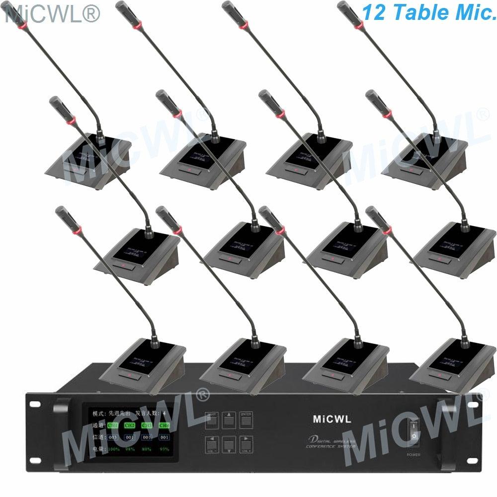 MXA Pro Digital Wireless Audio Ecosystem for Conferencing Microphone System Table Gooseneck President Delegate MiCWL A10M-A116 - MiCWL Audio Inc