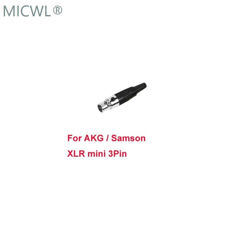 Black Omnidirectional Headset Microphone for Audio-Technica ATW Sennheiser G3 G4 Shure ULX UR AKG MiPro ACT 3.5mm Jack Condenser - MiCWL Audio Inc