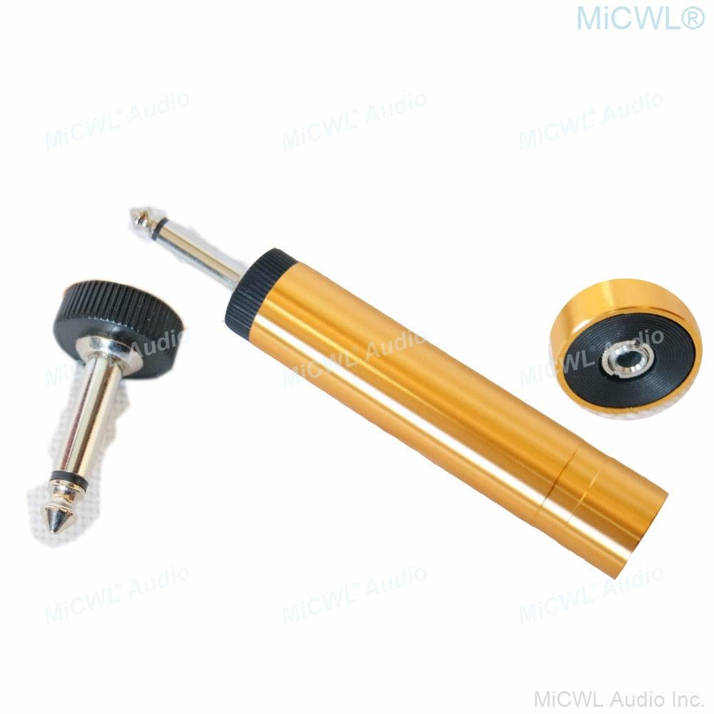 MiCWL A5 Music Instrument Microphones 3.5 mm To 6.5mm AA Battery Adapter Condenser Lavalier Lapel Mic Microfone 5m Cable - MiCWL Audio Inc
