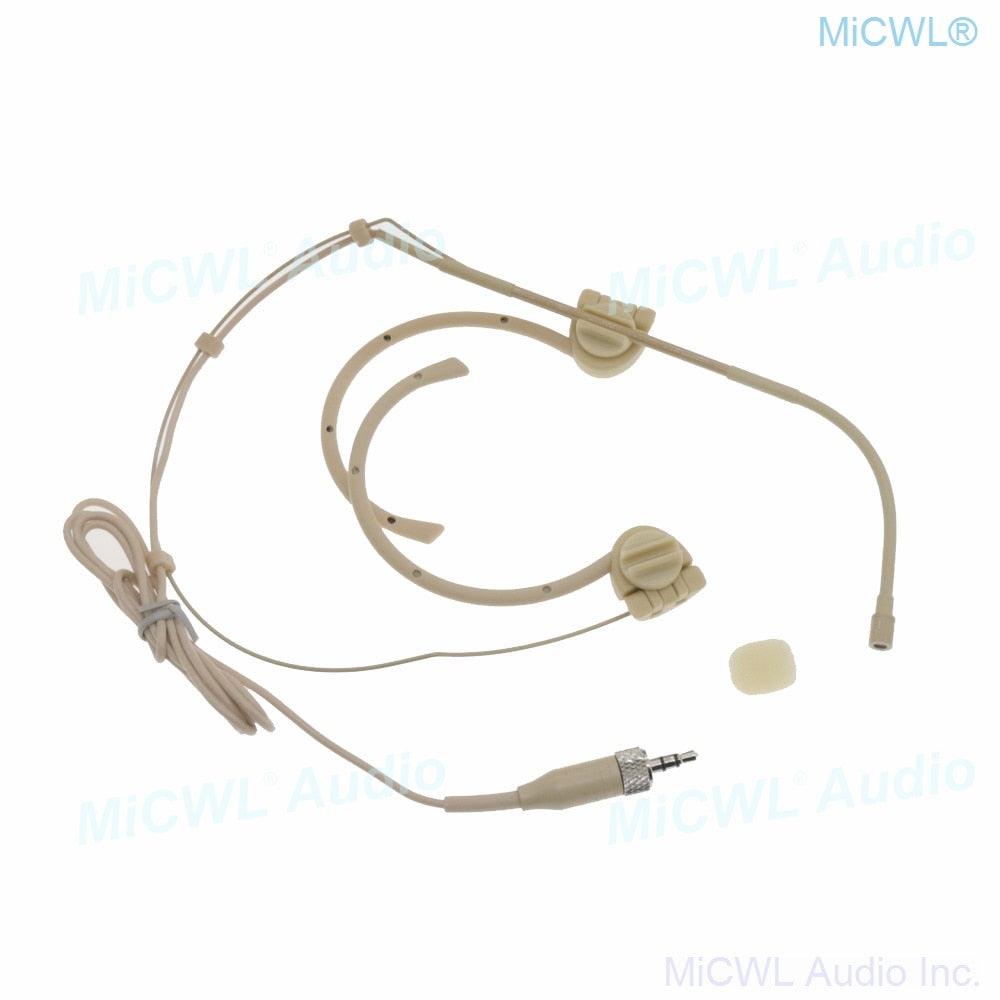 Professional Omnidirectional Cardioid Recording Vocal Headset Microphone for Sennheiser ew100 sk100 G1 G2 G3 G4 Wireless System - MiCWL Audio Inc