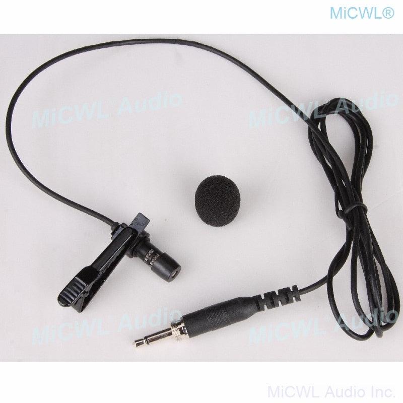 MiCWL T60 Best Tie Clip-On Lavalier Microphone For Sennheiser Shure AKG Audio-Technica MiPro Samson Wireless System 2m Cable - MiCWL Audio Inc