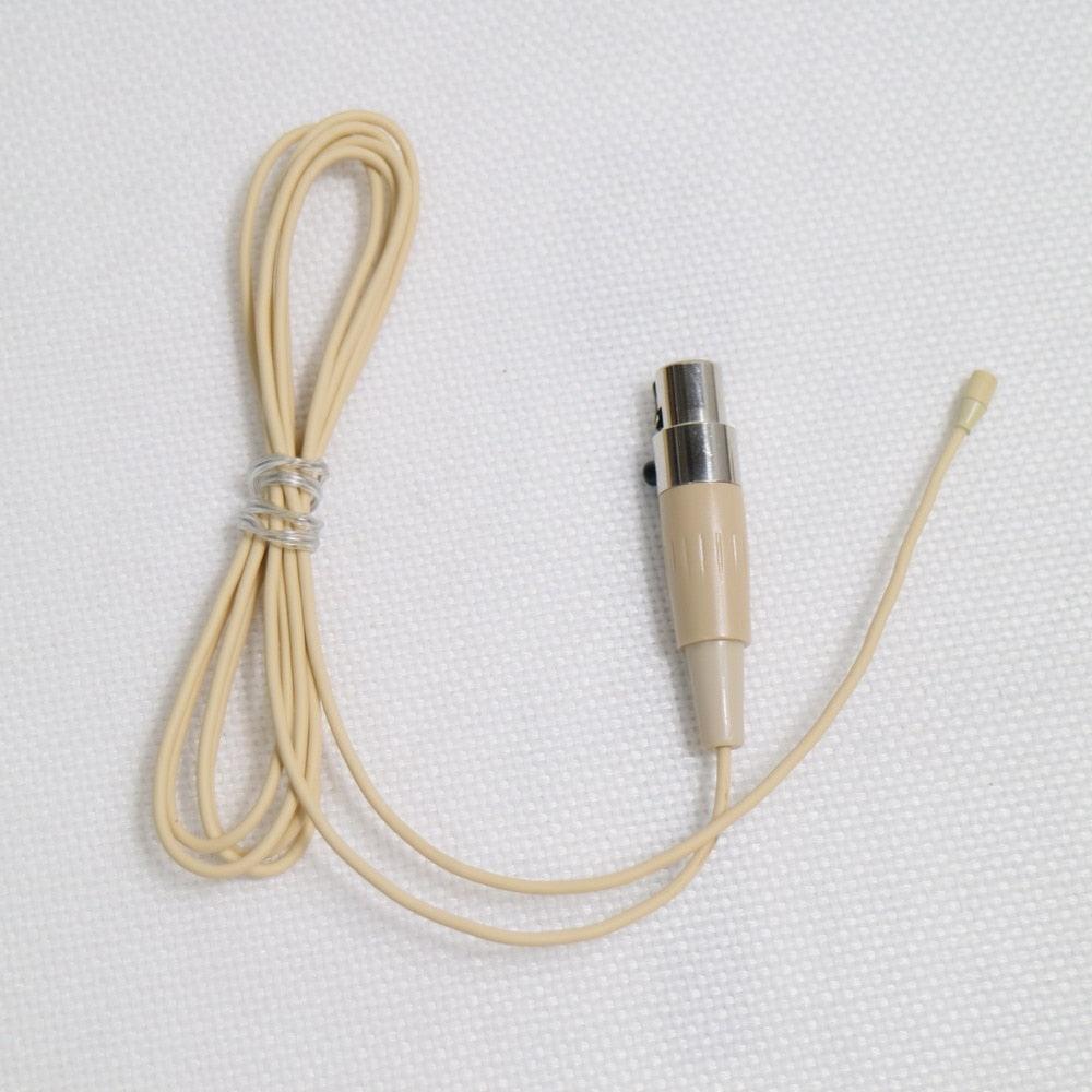 Hidden Mini Lavalier Clip-On Microphone For Shure SLX ULX PGX ULX AD4D AD4Q ULXD GLXD QLXD Wireless Mic System TA4F L322 - MiCWL Audio Inc