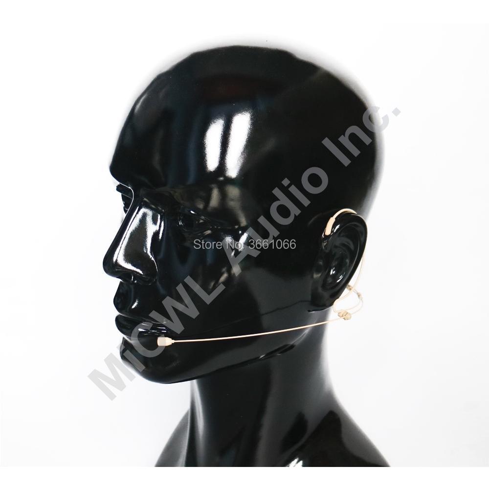 New Beige Headset Condenser Microphone Speech Headworn Microfone for Sennheiser G2 G3 G4 Shure ULX UR4D SLX Wireless System Mics - MiCWL Audio Inc
