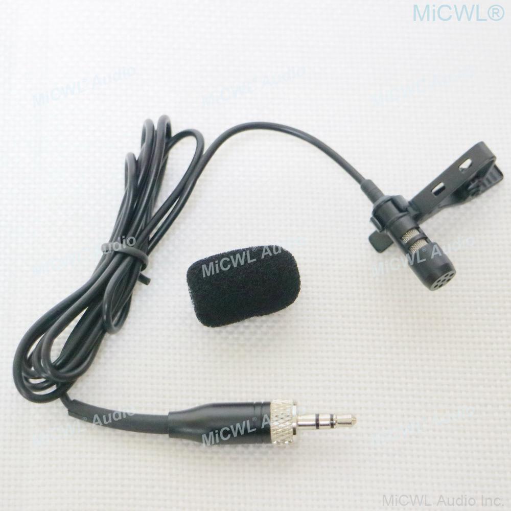 Hot Sell Tie Clip On Lavalier Microphone for Sennheiser Wireless Cardioid Microphones Core System 3.5mm Lock Free Shipping - MiCWL Audio Inc