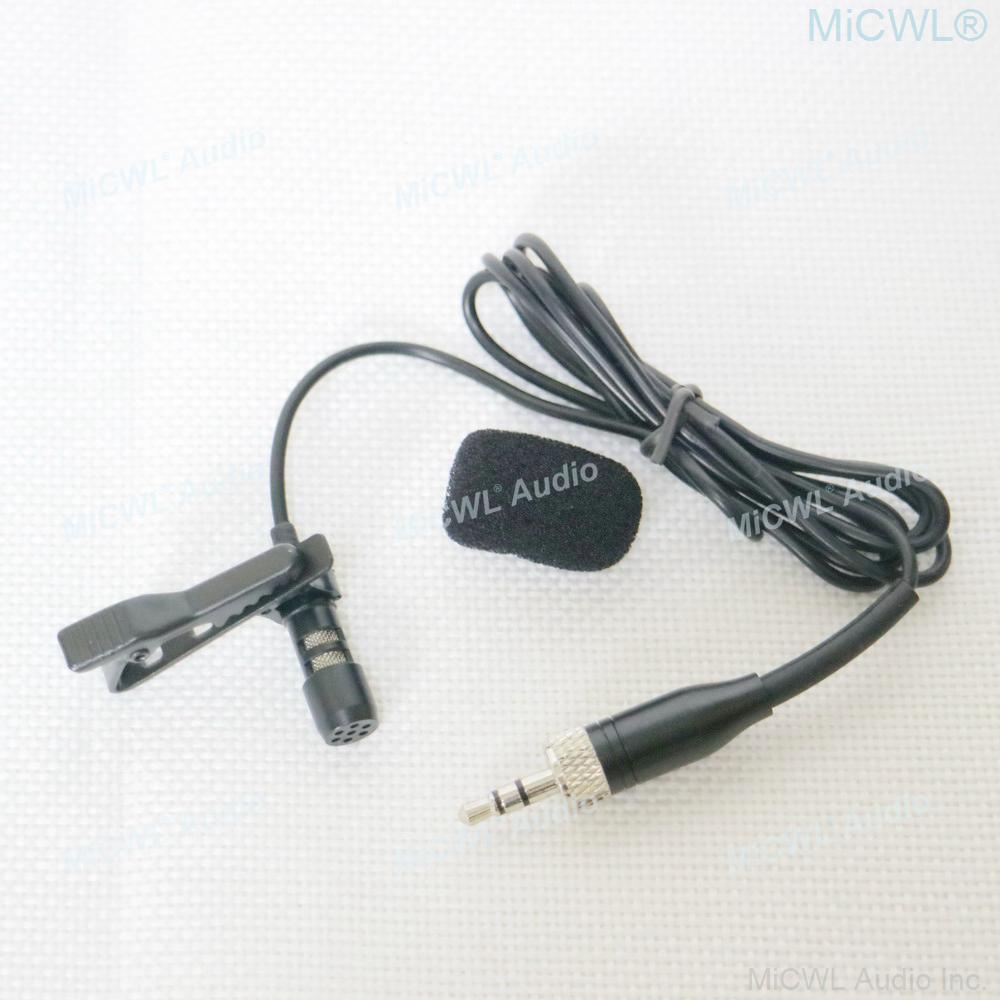 Hot Sell Tie Clip On Lavalier Microphone for Sennheiser Wireless Cardioid Microphones Core System 3.5mm Lock Free Shipping - MiCWL Audio Inc