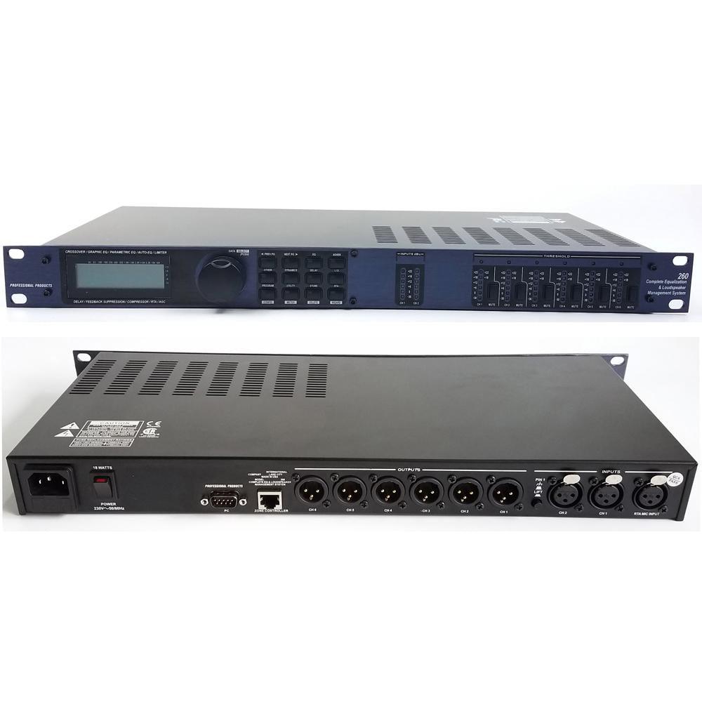 Professional DBX260 3 In 6 Out Digital Audio Processor 260 Loudspeaker Management Stage Crossover Effect Original PC Software - MiCWL Audio Inc