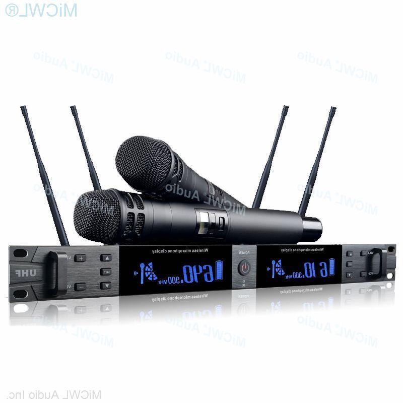 Pro QLXD Bigger LED Screen UHF Wireless Dual KSM8 Microphone System High Quality SKM9000 Beta58 Headset Audio Microfones - MiCWL Audio Inc