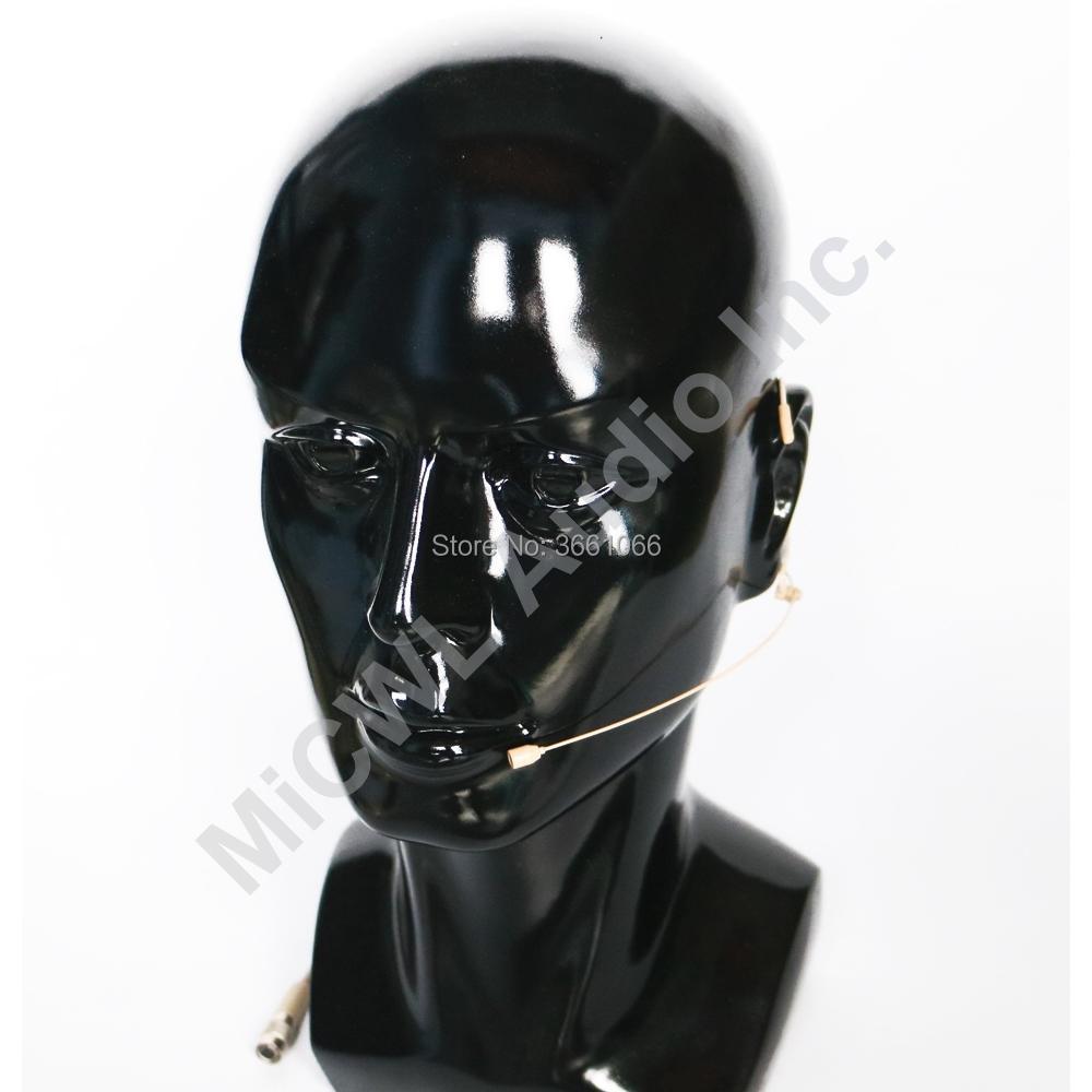 New Beige Headset Condenser Microphone Speech Headworn Microfone for Sennheiser G2 G3 G4 Shure ULX UR4D SLX Wireless System Mics - MiCWL Audio Inc
