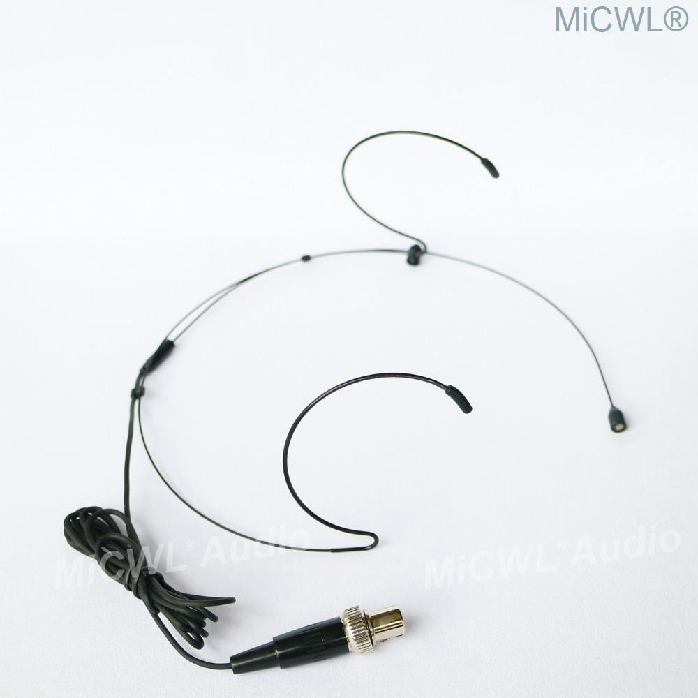 Professional Omnidirectional Headset Microphone For MiPRO Music Wireless Mics System mini 4Pin Lock - MiCWL Audio Inc