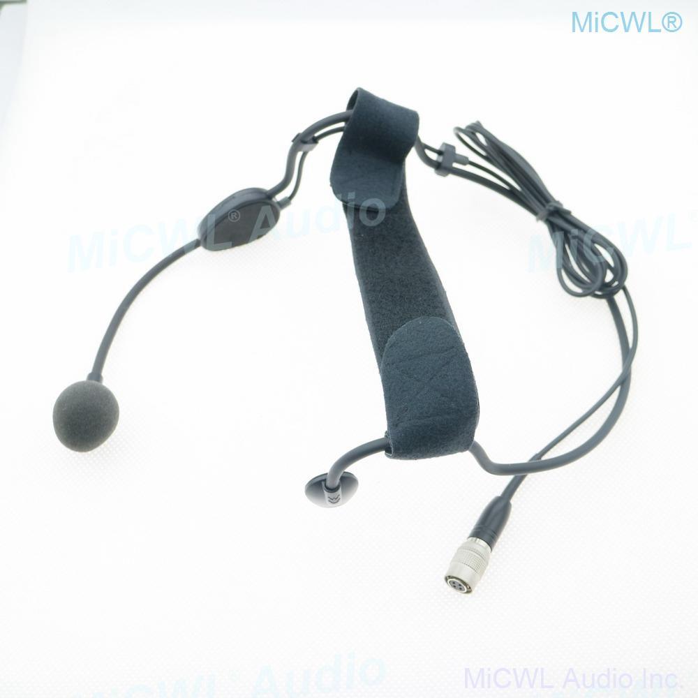 Black ME3 Headset Microphone For Audio Technica Music Wireless Condenser Mics System - MiCWL Audio Inc