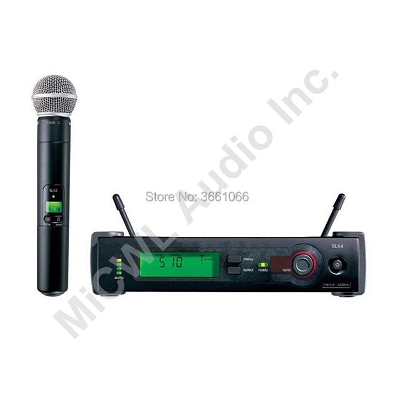 Brand New MiCWL slx24 slx24/beta58 sm beta 58 KTV Stage Performance Wireless Handheld Vocal Microphone System - MiCWL Audio Inc