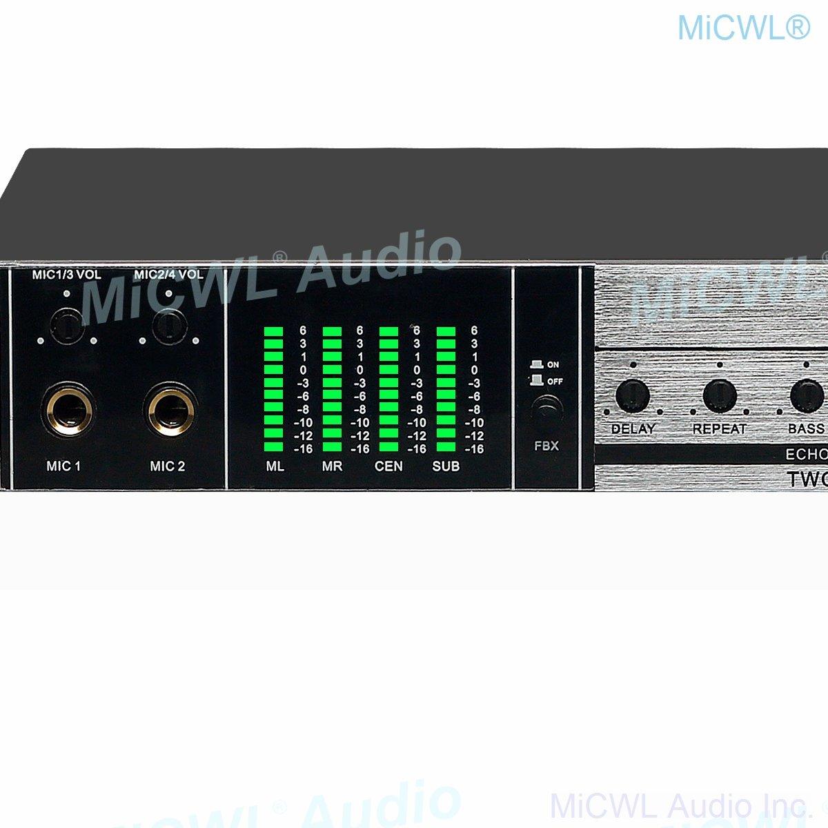 Professional Effector Audio Effects Processor Wireless Wired Microphone USB Digital Sound PreAmps X8 - MiCWL Audio Inc
