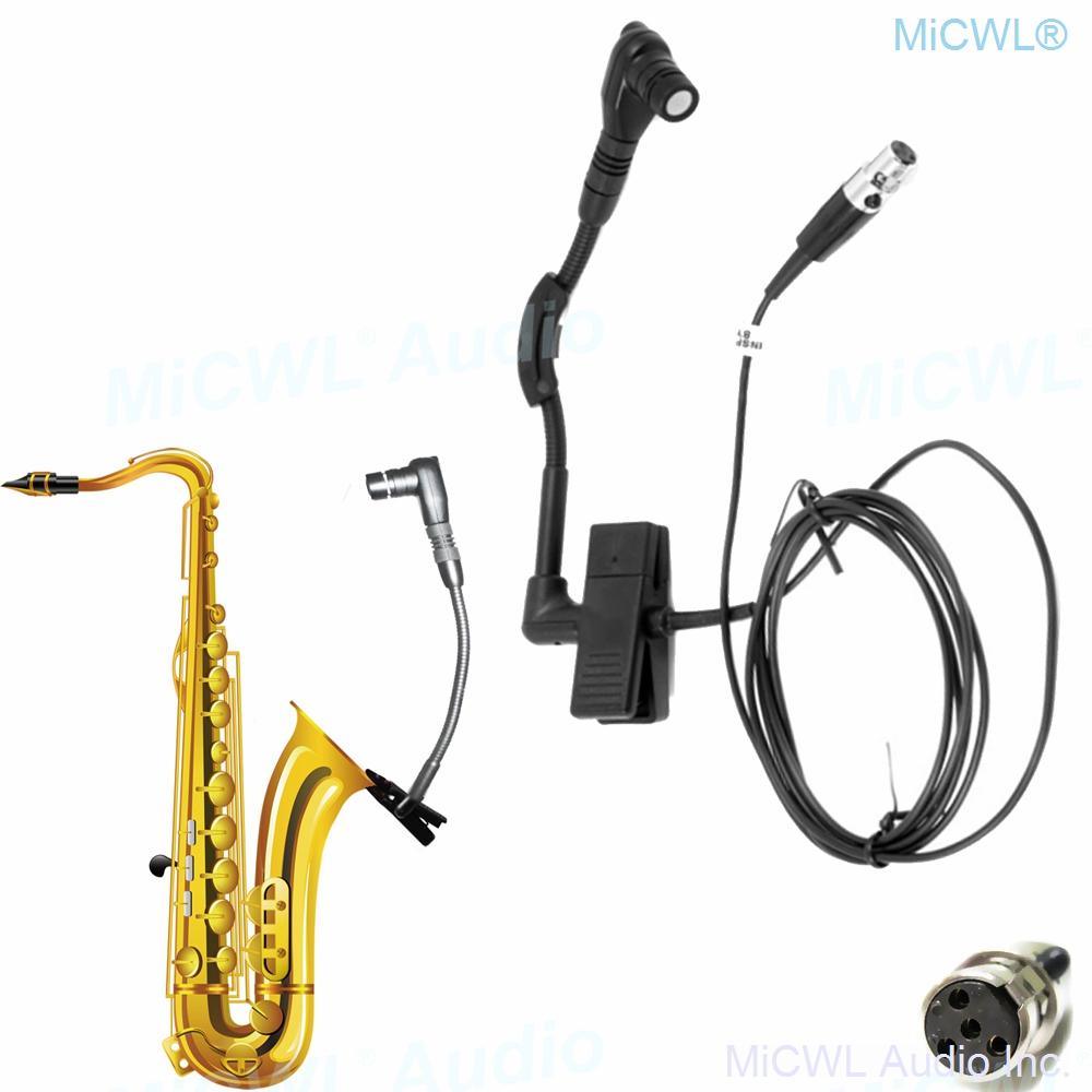 Professional Beta98 Cardioid Condenser Instrument Microphone For Shure TA4F mini 4Pin Studio Mics XLR 3Pin Phantom Power Adapter - MiCWL Audio Inc