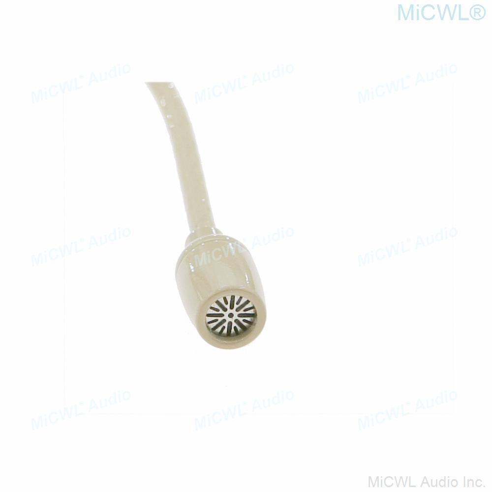 Foldable Frame SL HeadMic 2 Cardioid Microphone For Sennheiser AKG Samson Shure Wireless Mic System Mini XLR 3Pin TA4F Folding - MiCWL Audio Inc