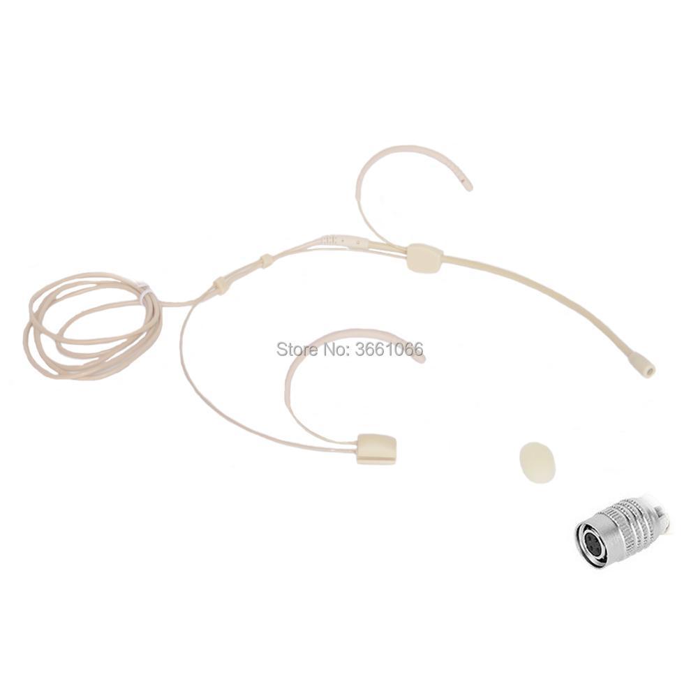 Pro Headworn Microphone Omidirectional Condenser Headset the Hirose Connector Plug For Audio Technical Receiver AT002 - MiCWL Audio Inc