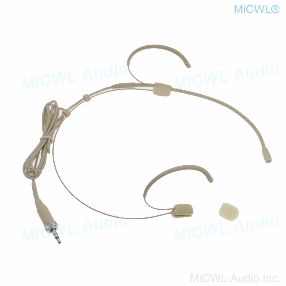 Free Shipping Omni Headset Wireless Microphone For Sennheiser G2 G3 G4 EW Mic System 3.5mm Sterel Lock Plug - MiCWL Audio Inc