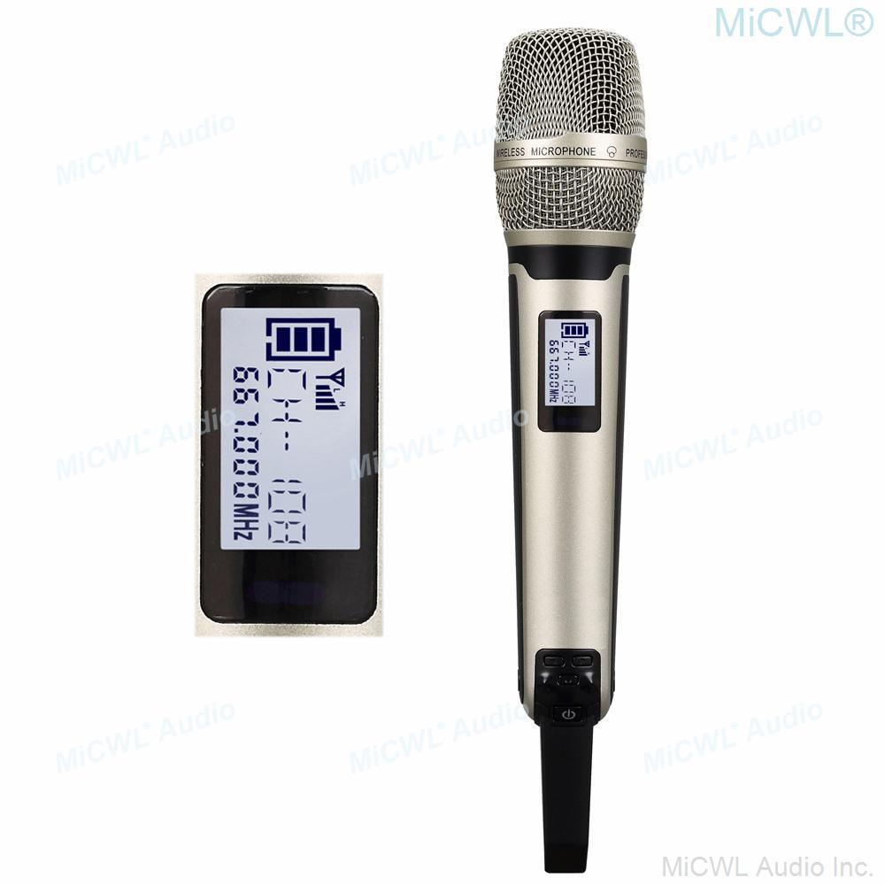MiCWL AD4D 300 Channel Audio Wireless Microphone SKM9000 Digital True Diversity Stage vocal concert Handheld Mics 4 Aerial - MiCWL Audio Inc