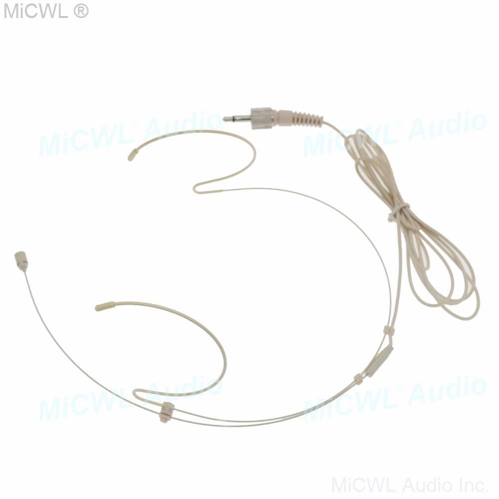 Hidden Authentic MiCWL Headset Audio Microphone For Sennheiser G2 G3 G4 G5 Wireless Mike System 3.5mm Jack Lock - MiCWL Audio Inc