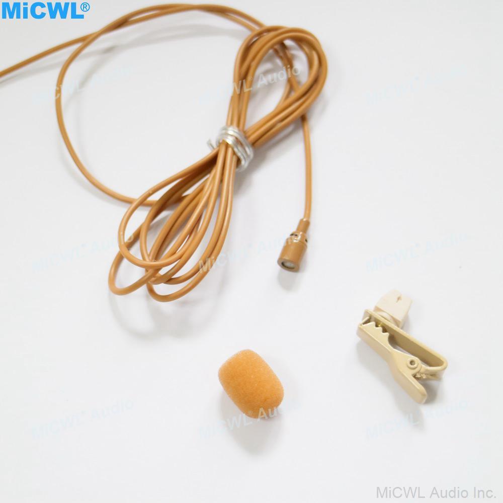 Skin Brown Color Tie Clip Perfect Replacement For The Original Sennheiser Lavalier Microphone G1 G2 G3 G4 Wireless - MiCWL Audio Inc