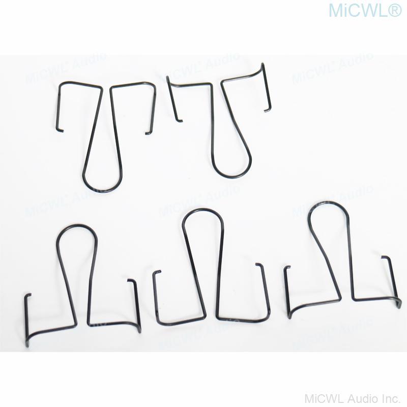 Replacement Belt Clip for Shure SLX PGX GTDAudio Wireless Bodypack Transmitter Clips 5pcs - MiCWL Audio Inc