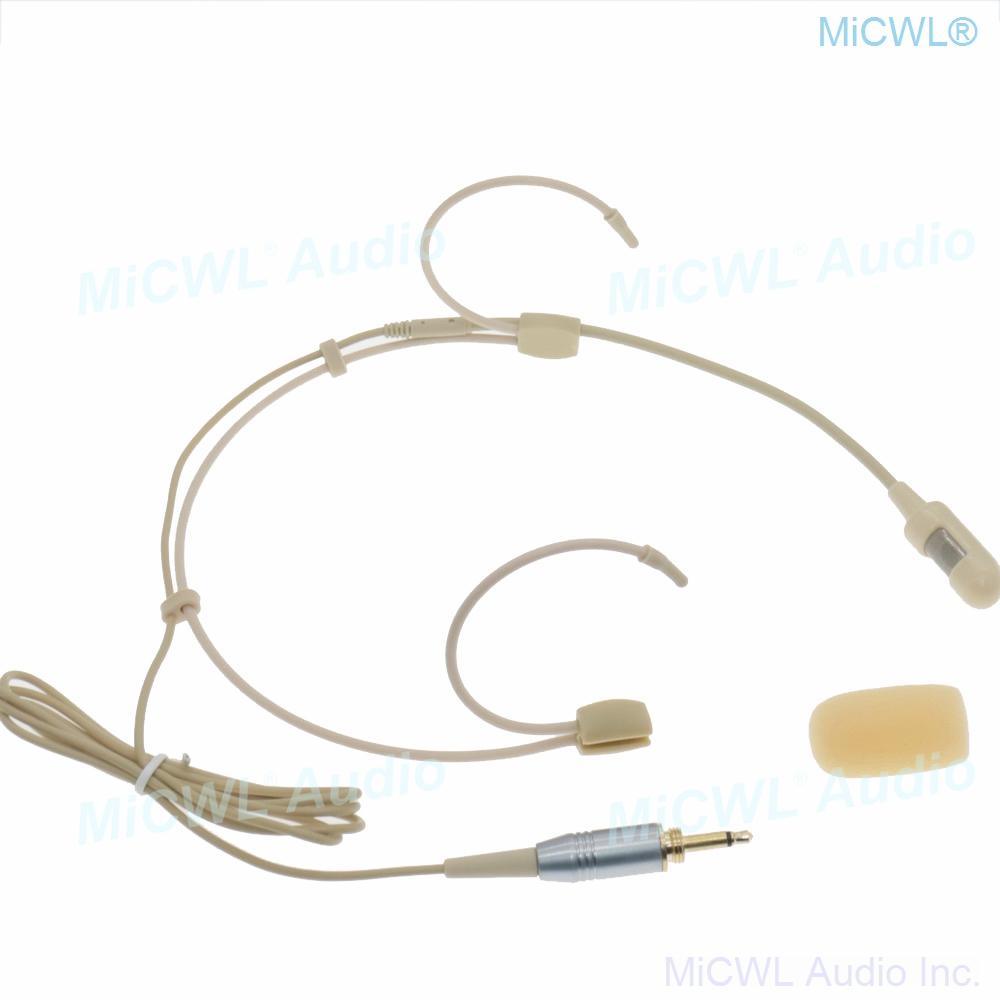 Pro Standard 3.5mm Lock Replaceable Cardioid Headset Microphone For Computer Wireless Microfones System - MiCWL Audio Inc