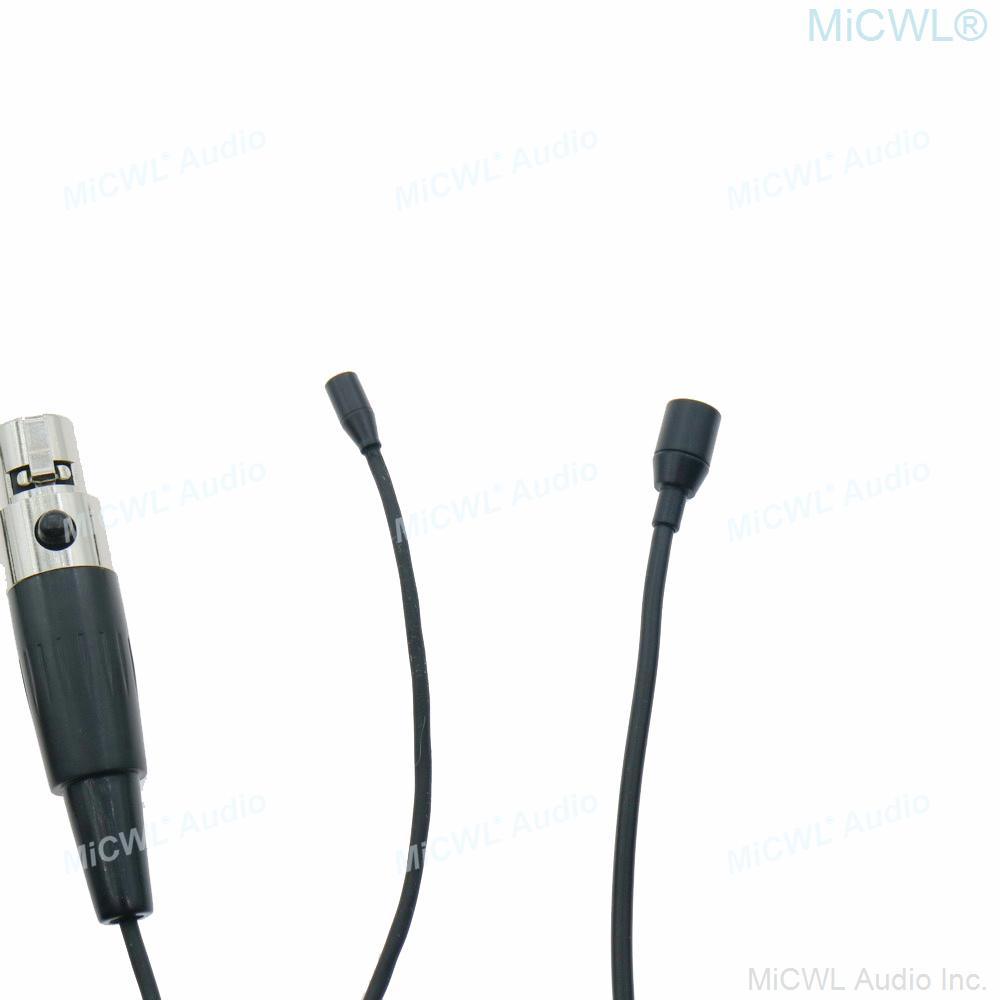 Super Miniature Hidden Clip-On Lavalier Microphones For Shure ULX SLX PGX GLX QLX KCX Wireless Mic System Mini TA4F - MiCWL Audio Inc